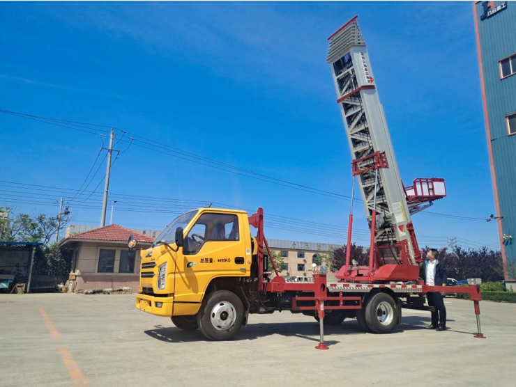 马鞍山花山常年租赁32米云梯车